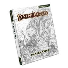 Pathfinder RPG 2e. Player Core Remastered Sketch Cover PZO12001SK